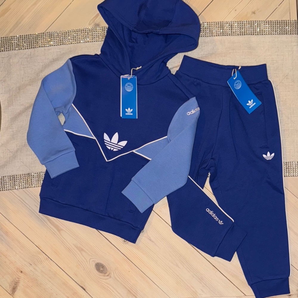 Adidas Blue Kids Tracksuit